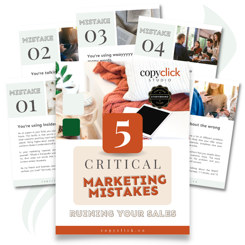 5 Critical Marketing Mistakes Ruining Your Sales