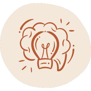 lightbulb in a brain